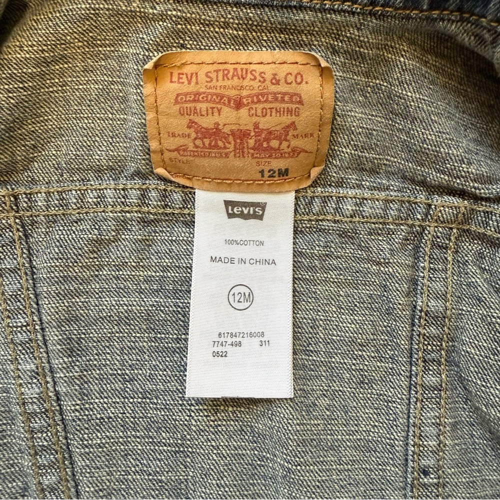 Levi's Blue Jean Jacket for Kids - Picture 3 of 6